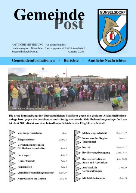 (2,93 MB) - .PDF - Marktgemeinde Günselsdorf