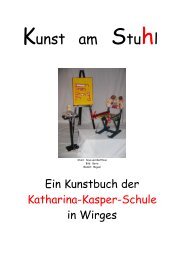 Kunst am Stuhl - Katharina-Kasper-Schule