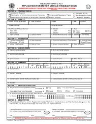 Application for Motor Vehicle Transaction(s) - Tax Administration ...