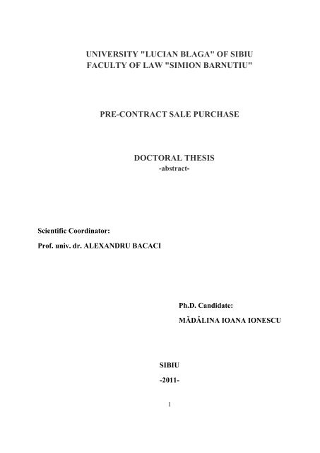 EnglezÄ Doctorate Ulbs