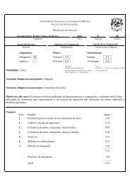 Algoritmos y estructuras de datos