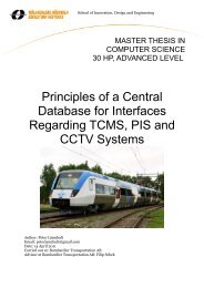 Principles of a Central Database for Interfaces Regarding TCMS ...