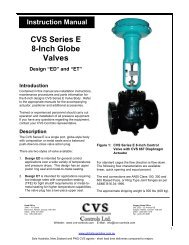 Product Manual E Series (ED, ET) Control Valve 8