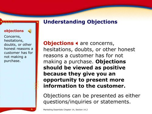 objections