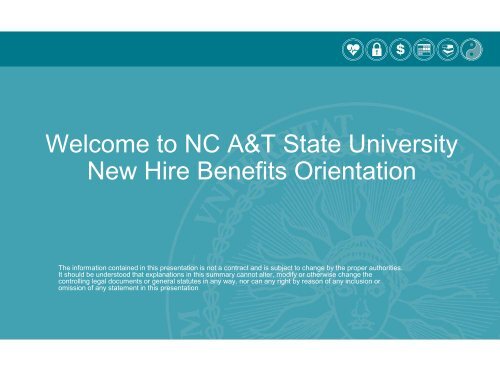 New EPA Employee Benefits Presentation - North Carolina A&T ...