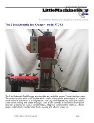 The Z-Bot Automatic Tool Changer - Little Machine Shop