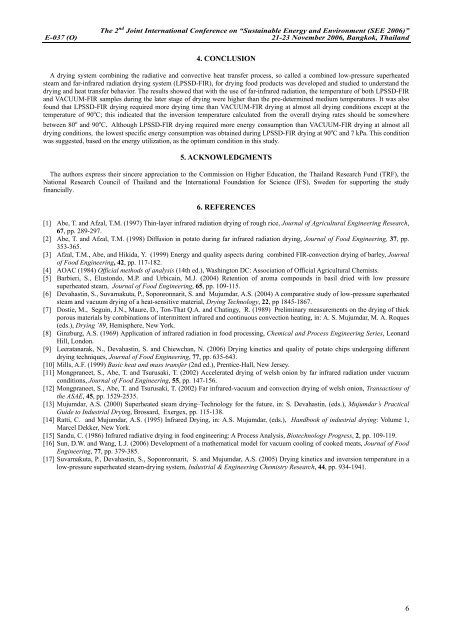 Drying and Heat Transfer Behavior of Combined Low ... - JGSEE