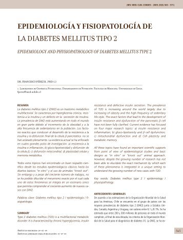 epidemiologÃ­a y fisiopatologÃ­a de la diabetes mellitus tipo 2