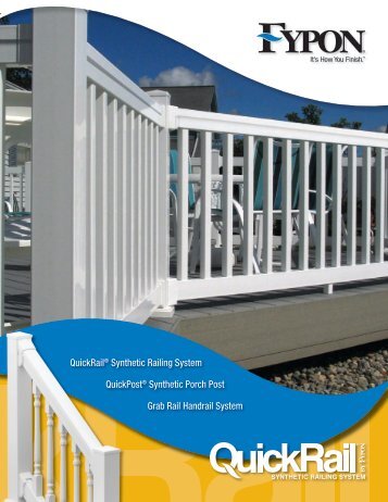 Fypon Porch Post Quick Rail System - Balustrade Systems