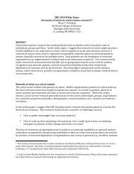 Networks of action in social science research - Routines - Michigan ...