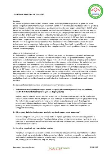 Juryrapport (.pdf) - Architectuur Lokaal