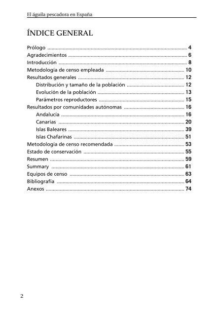 El Ã¡guila pescadora en EspaÃ±a - SEO/BirdLife