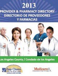 Los Angeles - Easy Choice Health Plan