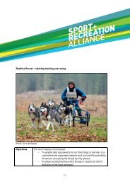 Thetford Forest sled dog training and racing Objectives For the ...