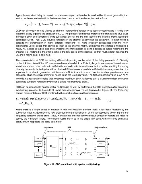 MIMO Transmission schemes for LTE and HSPA Networks, 3G