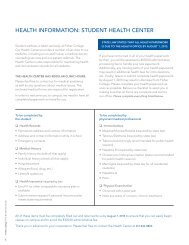 4-page health form - Fisher College