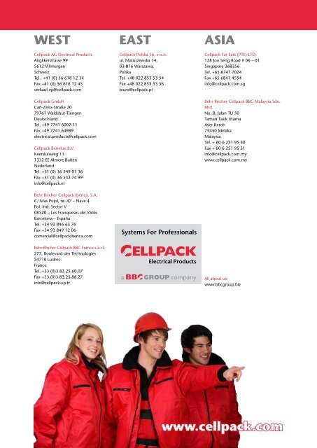 Spray-Flyer - Cellpack Electrical Products