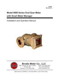 9900 Oval Manual - Brodie International