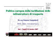 slides - SIET - Società Italiana di Economia dei Trasporti e della ...