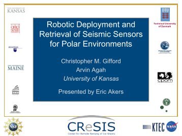 Robotic Deployment and Retrieval of Seismic Sensors for Polar ...