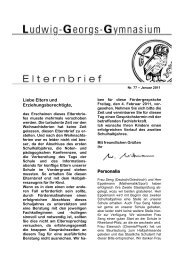 Elternbrief 77 - Ludwig-Georgs-Gymnasiums