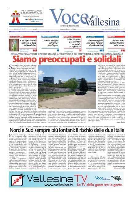 Scarica l'intero giornale in formato .pdf - Voce della Vallesina