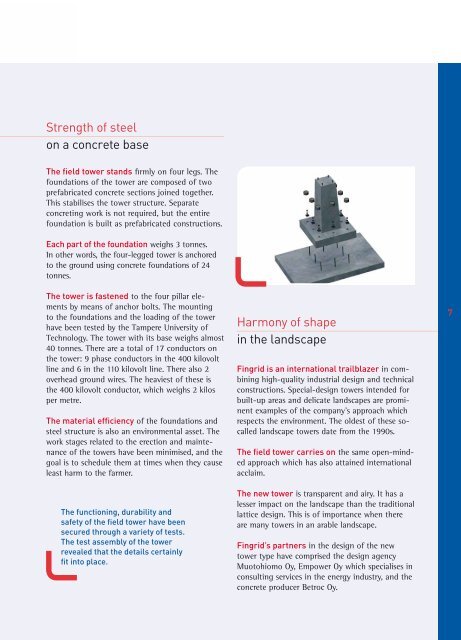 Evolving transmission grid Field tower – economical ... - Fingrid