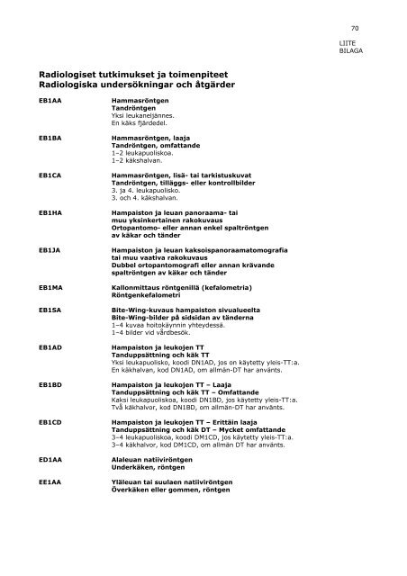 Suun terveydenhuollon vastaavuusluettelo 2006 - Kunnat.net