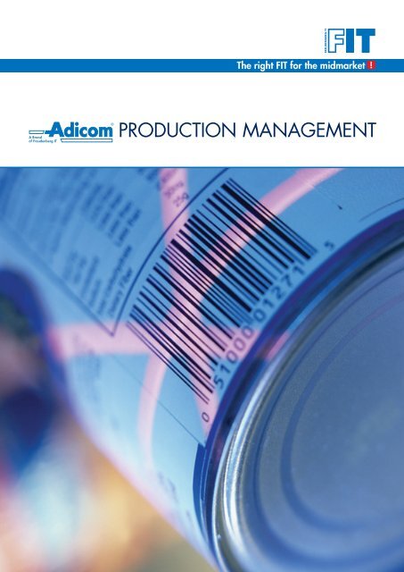 Adicom Production Management