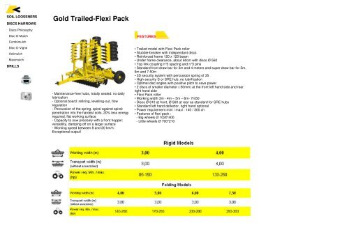 Gold Trailed-Flexi Pack - Agrisem Nederland