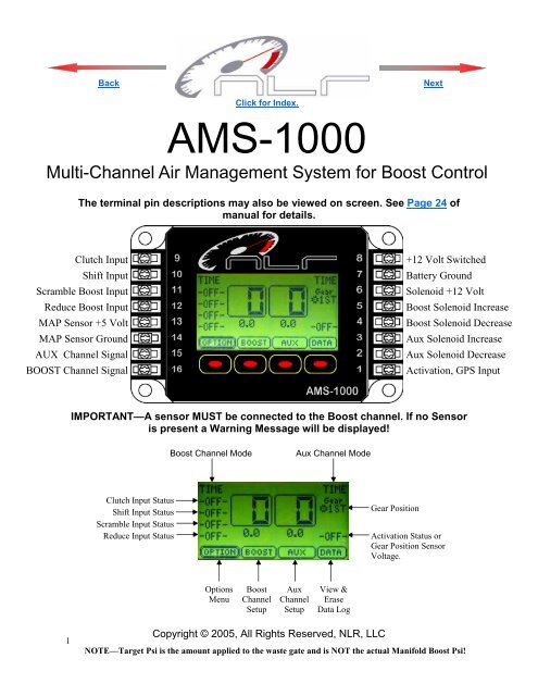 AMS-1000 Manual PDF - Orient Express Racing