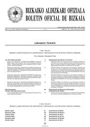 bizkaiko aldizkari ofiziala boletin oficial de bizkaia - Observatorio del ...