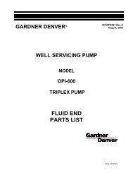 Fluid End Parts Manual - QUINCIE Oilfield Products
