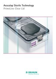 Aesculap Sterile Technology PrimeLine Clear Lid