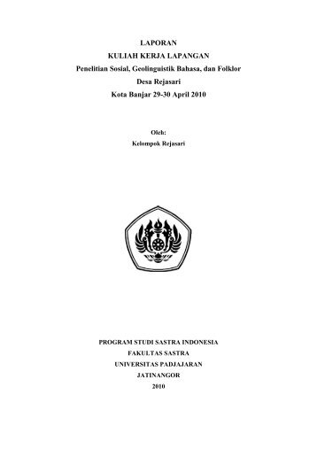kkl rejasari - Blogs Unpad - Universitas Padjadjaran