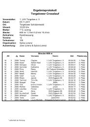 Protokoll Torgelower Crosslauf 2011 - uer-leichtathletik-verband