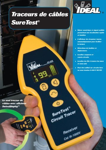 Traceurs de cÃƒÂ¢bles SureTestÃ‚Â® - Technicome