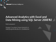 Advanced Analytics with Excel and Data Mining Using SQL Server ...