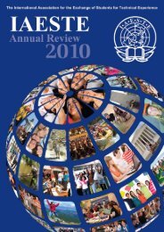 View Annual Review - IAESTE