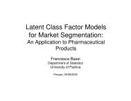 Latent Class Factor Models for Market Segmentation: