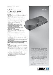 cBd4 coNtroL BoX - Linak