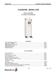 CLEARFIRE - MODEL CFW - Tundra Process Solutions Ltd.