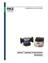 FalconTM Heated Transmission Accessory - PIKE Technologies