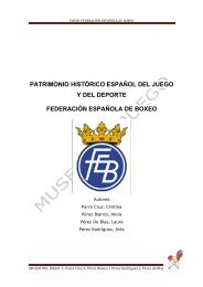 federación española de boxeo - Museo del Juego