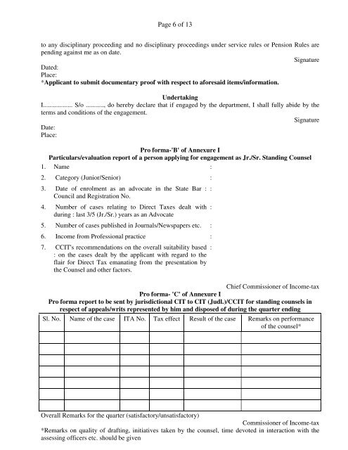 Guidelines for Engagement of Standing Counsels to represent the ...