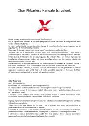 Xbar Flybarless Manuale Istruzioni.pdf - BaroneRosso.it