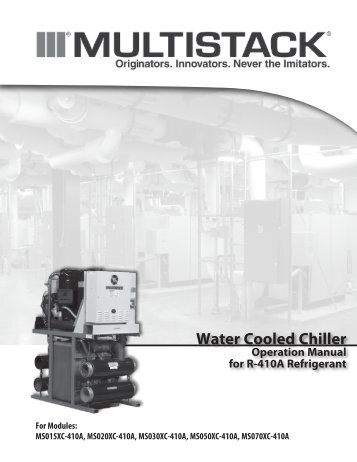 Water Cooled Chiller - Multistack