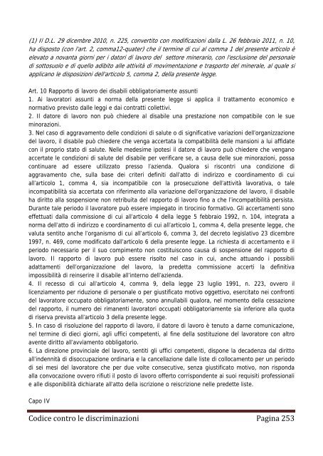 Codice contro le discriminazioni - Assemblea Legislativa