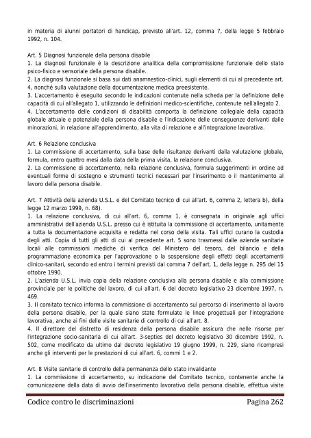 Codice contro le discriminazioni - Assemblea Legislativa