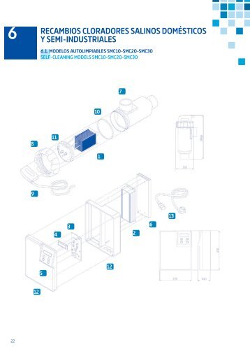 recambios cloradores salinos domÃ©sticos y semi ... - Natural Chlor